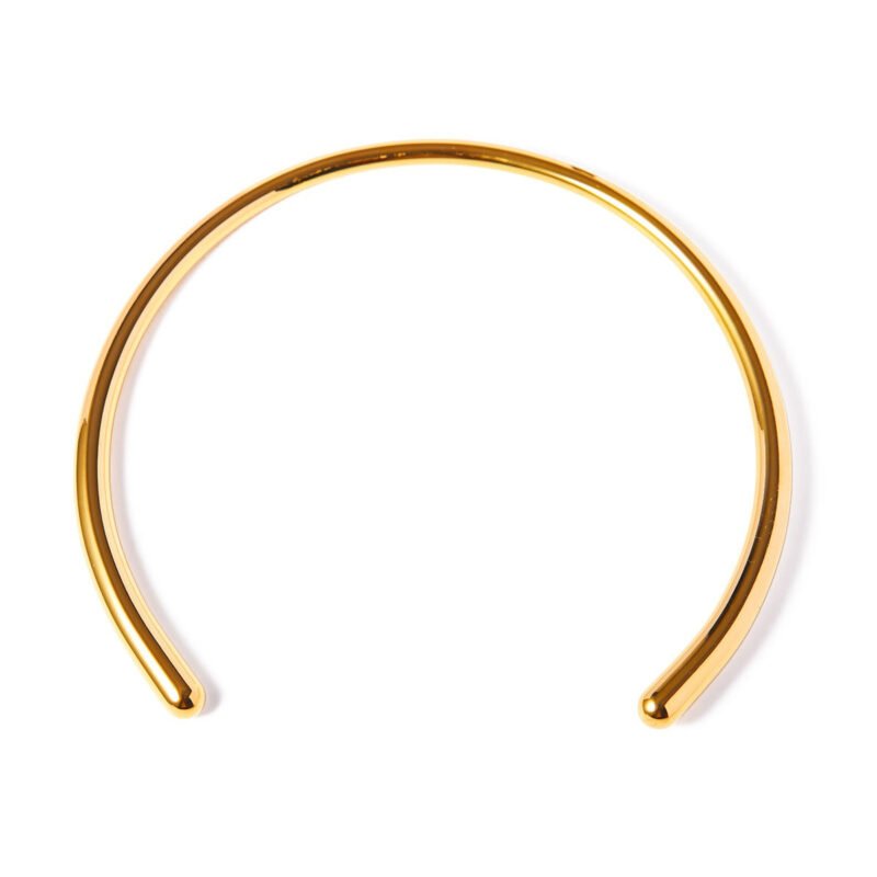 necklace for women with a minimalist glossy collar - 图片 4