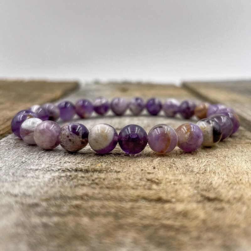 Union - Purple Amethyst Gemstone Beaded Bracelet - 图片 2