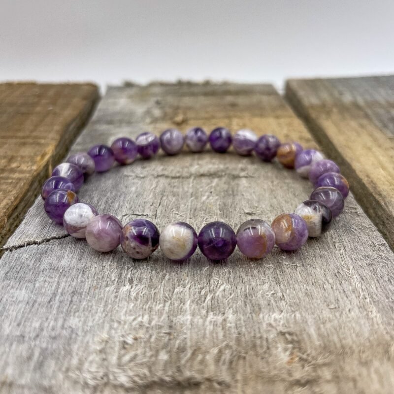 Union - Purple Amethyst Gemstone Beaded Bracelet - 图片 3
