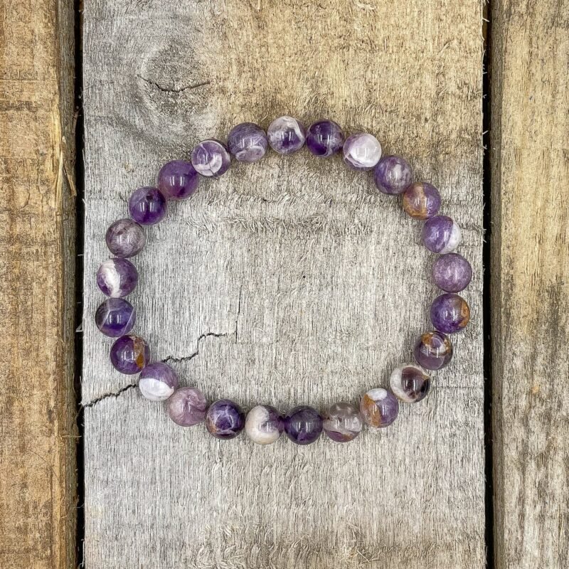 Union - Purple Amethyst Gemstone Beaded Bracelet - 图片 4