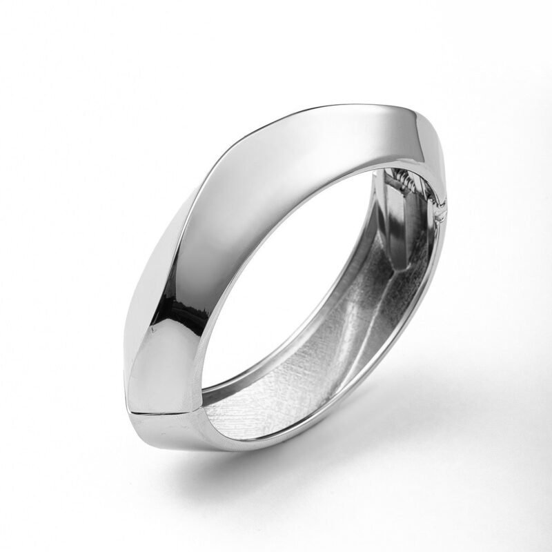 18K gold geometric ring design fashionable personality bracelet - 图片 3