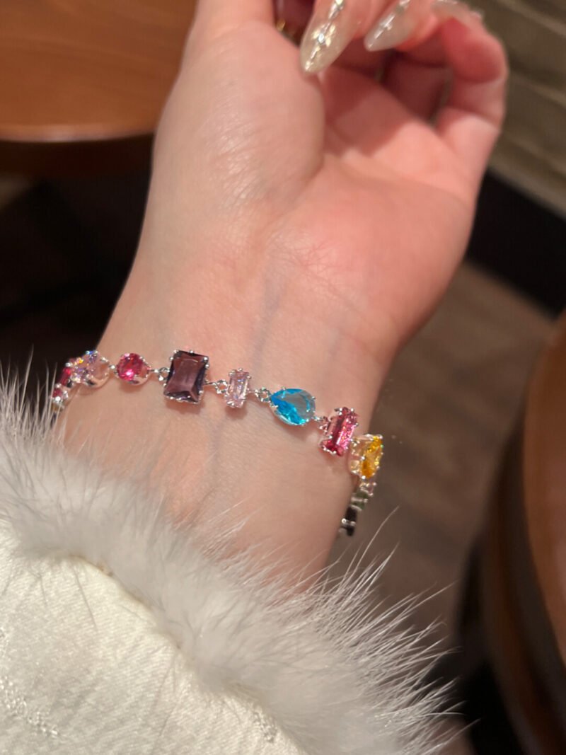 Colorful zircon bracelet - 图片 3